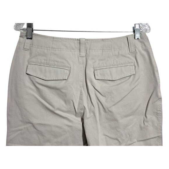 Eddie Bauer Classic Khaki Straight Leg Ankle Pants Womens 10 Cotton Chinos - Picture 7 of 9